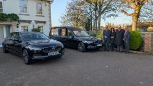 Baglan Handover Christine and Gareth Jenkins with Craig Perfect.an d Malcolm Brooks -